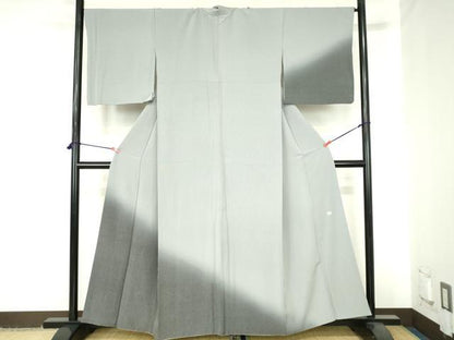 平和屋着物●訪問着　江戸小紋　作家物　角通し　暈し染め　正絹　逸品　DABH0603op