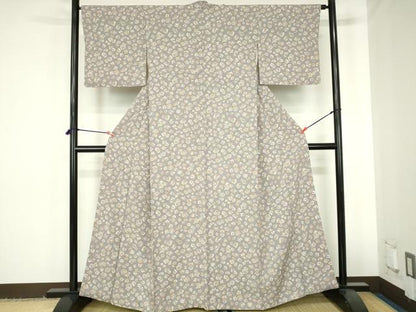 平和屋着物●上質な小紋　抽象文様　松屋扱い　正絹　逸品　DABH0607op