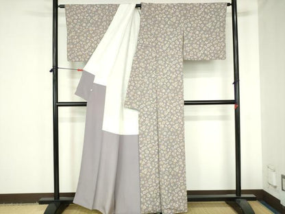 平和屋着物●上質な小紋　抽象文様　松屋扱い　正絹　逸品　DABH0607op
