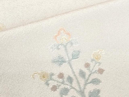 平和屋着物●豪華色留袖　総刺繍　花鳥文　金糸　正絹　逸品　DABH0614op