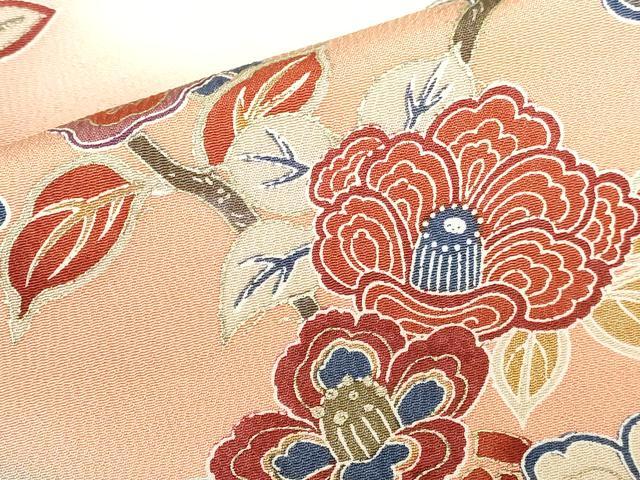 平和屋着物●訪問着　草花松文　暈し染め　金彩　ますいわ屋扱い　正絹　逸品　DABH0615op