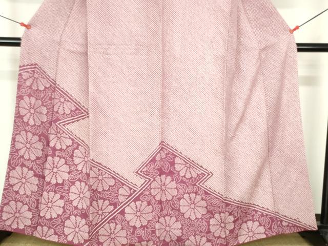 平和屋着物●訪問着　総絞り　菊　正絹　逸品　DABH0617op