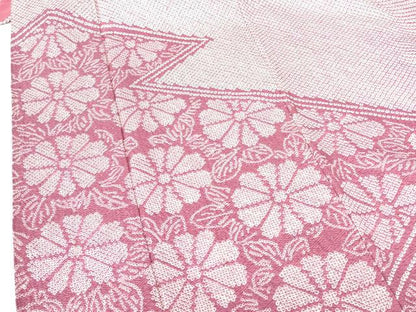 平和屋着物●訪問着　総絞り　菊　正絹　逸品　DABH0617op