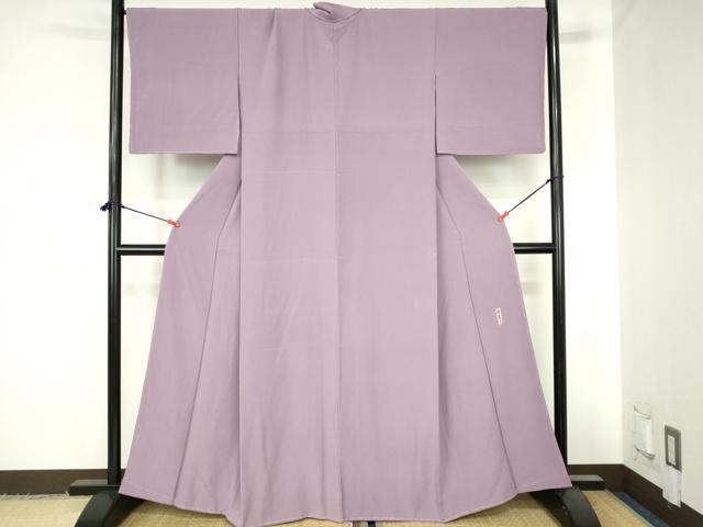 平和屋着物●上質な色無地　作家物　浅紫色　鈴乃屋扱い　正絹　逸品　DABH0618op