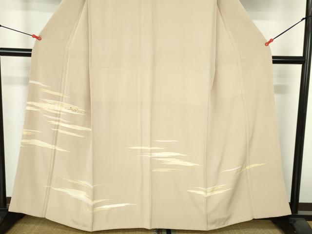 平和屋着物●訪問着　刺繍　箔散らし　霞文　金彩　正絹　逸品　DABH0624op