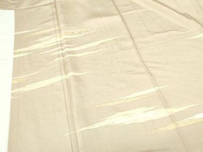 平和屋着物●訪問着　刺繍　箔散らし　霞文　金彩　正絹　逸品　DABH0624op