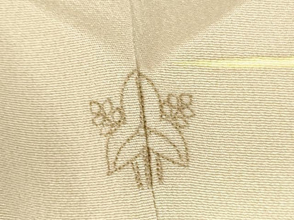 平和屋着物●訪問着　刺繍　箔散らし　霞文　金彩　正絹　逸品　DABH0624op