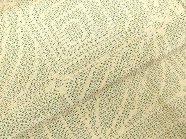 平和屋着物▽上質な紬　単衣　抽象文様　正絹　逸品　DABH0637op
