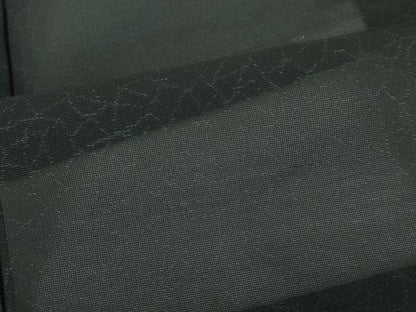平和屋着物▽羽織　スリーシーズン　春夏秋　塵除け　干割れ文　黒地　正絹　逸品　DABH0644op
