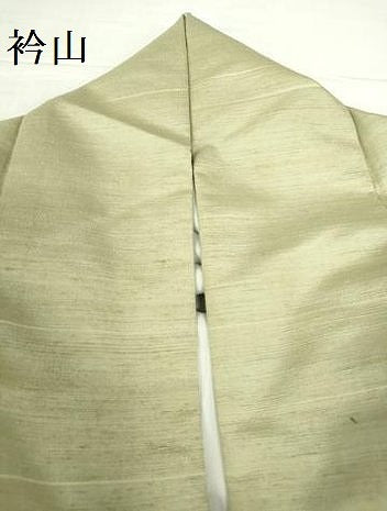 平和屋着物●上質な紬　横段文　正絹　逸品　DABH0686op