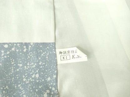 平和屋着物●京友禅の巨匠・頼田勉 臈纈染手描友禅　本場大島紬　訪問着　草苑　暈し染め　正絹　逸品　DABH0688op
