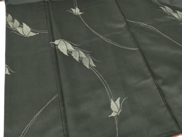 平和屋着物●上質な紬　舞蝶文　背抜き仕立て　正絹　逸品　DABH0689op