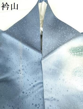 平和屋着物●訪問着　絞り　風景花文　暈し染め　ロング丈　正絹　逸品　DABH0691op