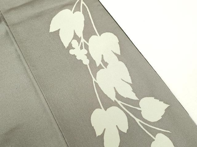 平和屋着物●訪問着　蔦の葉シルエット　金彩　正絹　逸品　DABH0698op