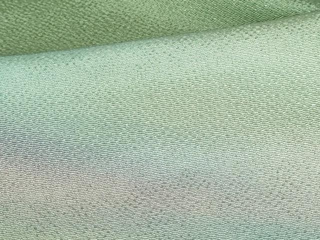 平和屋着物●訪問着　霞文　暈し染め　鬼しぼ縮緬　正絹　逸品　DABH0703op