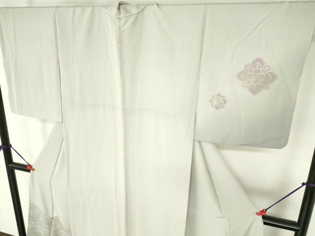 平和屋着物●中国三大刺繍　スワトウ刺繍　汕頭刺繍　総刺繍　訪問着　宝尽くし吉祥花文　暈し染め　正絹　逸品　DABH0705op