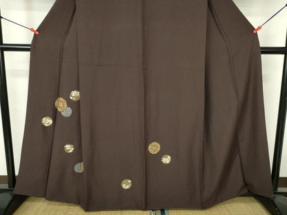 平和屋着物●訪問着　竹屋町刺繍　正倉院花文　金銀糸　さが美扱い　正絹　逸品　DABH0718op