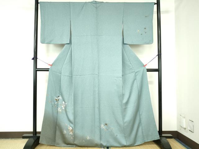 平和屋着物●訪問着　童子遊び　暈し染　金彩　正絹　逸品　DABH0719op