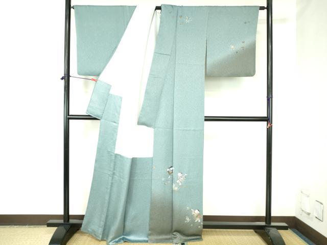 平和屋着物●訪問着　童子遊び　暈し染　金彩　正絹　逸品　DABH0719op