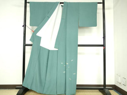 平和屋着物●豪華色留袖 総刺繍 竹屋町刺繍 七宝花文 金彩 正絹 逸品 DABH0724op