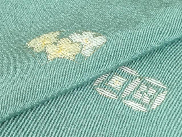 平和屋着物●豪華色留袖 総刺繍 竹屋町刺繍 七宝花文 金彩 正絹 逸品 DABH0724op