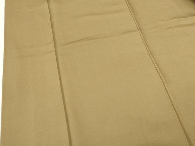 平和屋着物●上質な色無地　路考茶色　正絹　逸品　DABH0725op