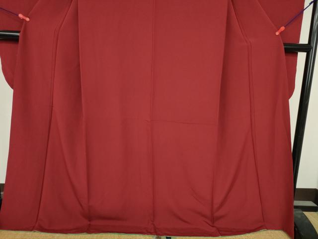 平和屋着物●豪華振袖　ボルドー色　正絹　逸品　DABH0730op