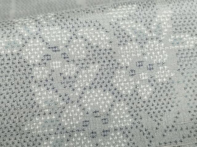 平和屋着物●上質な紬　草花文　正絹　逸品　DABH0734op