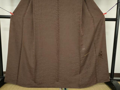 平和屋着物●豪華色留袖　総刺繍　赤墨色　金銀糸　正絹　逸品　DABH0744op