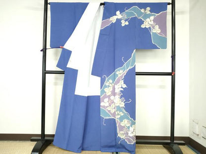 平和屋着物●訪問着　草花　金彩　正絹　逸品　DABH0756op