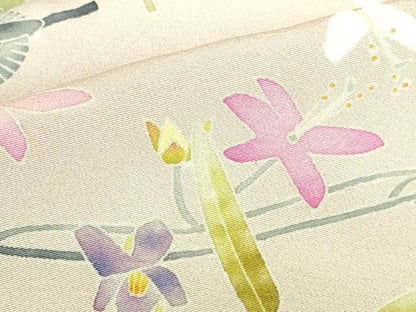 平和屋着物●本加賀友禅作家　百貫華峰　色留袖　花鳥文　暈し染め　正絹　逸品　DABH0761op