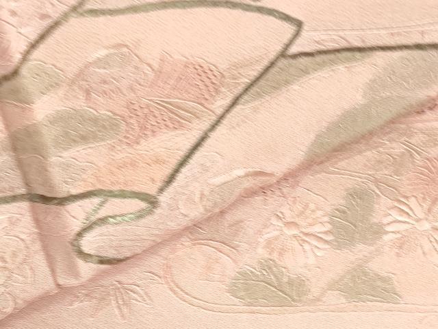 平和屋着物●中国三大刺繍　スワトウ刺繍　汕頭刺繍　相良刺繍　総刺繍　訪問着　蒔絵花文　正絹　逸品　DABH0762op