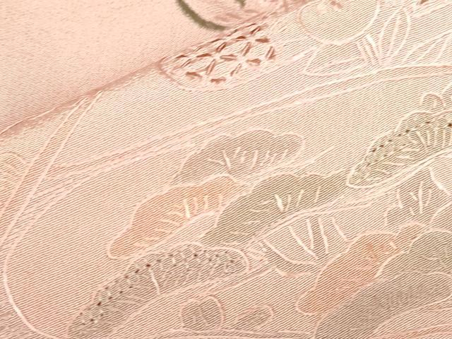 平和屋着物●中国三大刺繍　スワトウ刺繍　汕頭刺繍　相良刺繍　総刺繍　訪問着　蒔絵花文　正絹　逸品　DABH0762op