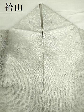 平和屋着物●本場大島紬　白大島　幾何学文様　正絹　逸品　DABH0786op