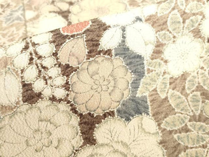 平和屋着物●上質な小紋　辻が花　間道　正絹　逸品　DABH0798op