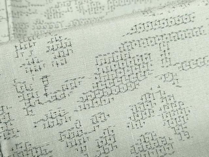 平和屋着物●結城紬　80亀甲　流水松文　正絹　逸品　DABH0799op