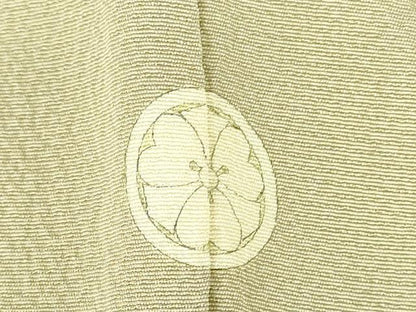 平和屋着物●訪問着　刺繍　千鳥　笹の葉花文　暈し染め　金彩　正絹　逸品　DABH0803op