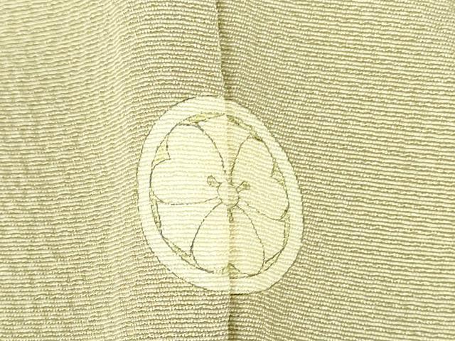 平和屋着物●訪問着　刺繍　千鳥　笹の葉花文　暈し染め　金彩　正絹　逸品　DABH0803op