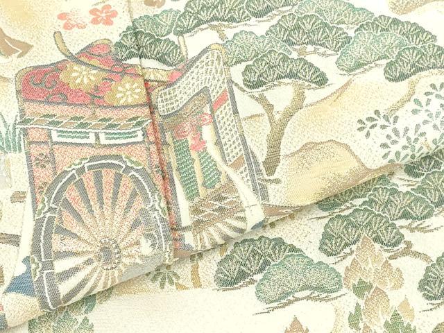 平和屋着物●豪華色留袖　寿光織　源氏の宴　暈し染め　金糸　正絹　逸品　DABH0805op