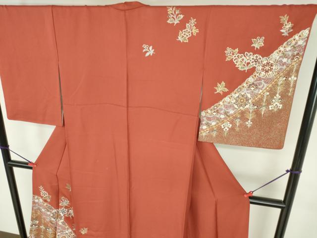 平和屋着物●訪問着　正倉院花文　金彩　鈴乃屋扱い　正絹　逸品　DABH0807op