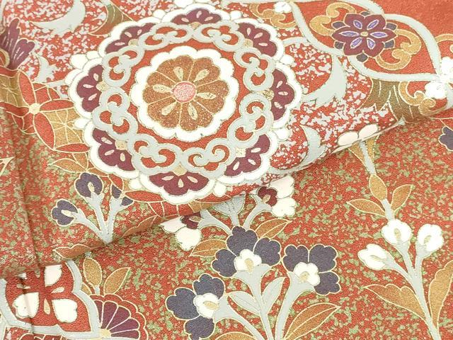 平和屋着物●訪問着　正倉院花文　金彩　鈴乃屋扱い　正絹　逸品　DABH0807op