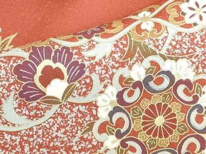 平和屋着物●訪問着　正倉院花文　金彩　鈴乃屋扱い　正絹　逸品　DABH0807op