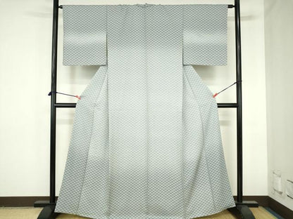 平和屋着物●訪問着　芝尽くし　暈し染め　正絹　逸品　DABH0811op