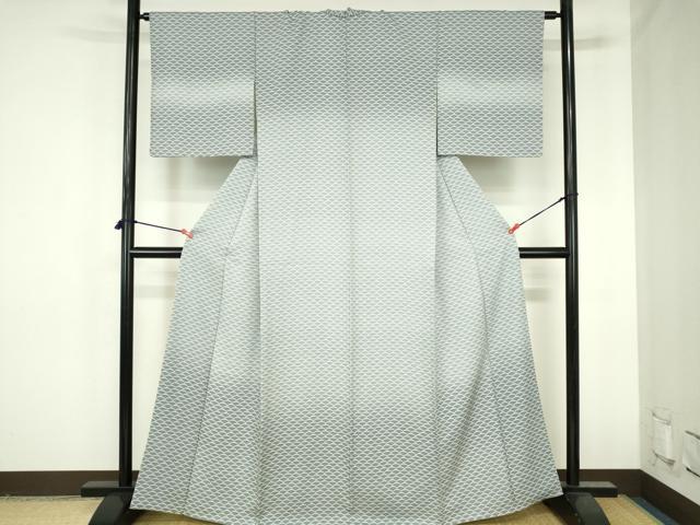 平和屋着物●訪問着　芝尽くし　暈し染め　正絹　逸品　DABH0811op