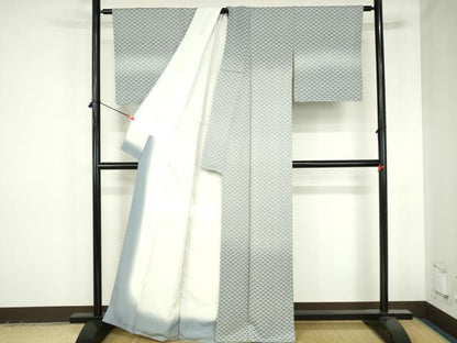 平和屋着物●訪問着　芝尽くし　暈し染め　正絹　逸品　DABH0811op