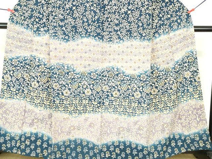 平和屋着物●訪問着　花鳥文　ろうけつ染め　暈し染め　正絹　逸品　DABH0828op
