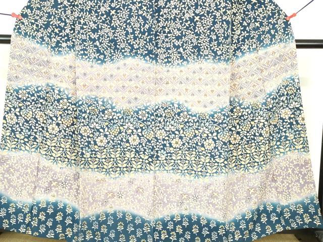 平和屋着物●訪問着　花鳥文　ろうけつ染め　暈し染め　正絹　逸品　DABH0828op