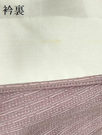 平和屋着物●上質な小紋　変わり間道　正絹　逸品　DABH0833op
