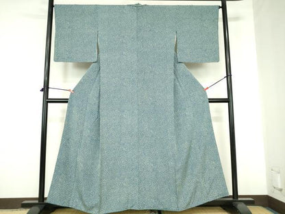 平和屋着物●江戸小紋　桜尽くし　正絹　逸品　DABH0834op