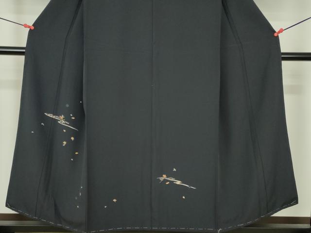 平和屋着物●訪問着　流水花文　金彩　正絹　逸品　未使用　DABH0836op